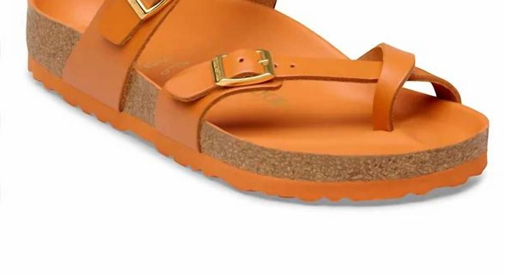 NEW BIRKENSTOCK women's mayari thong sandal in amalfi kurkuma